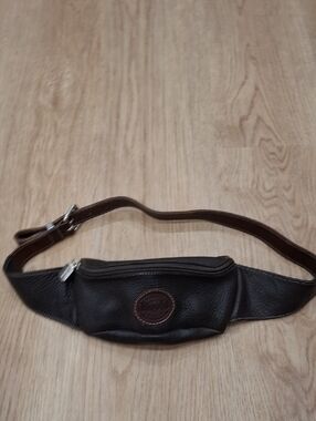 Roots BROWN Leather Fanny /  Belt Bag